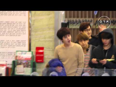 140407 슈키라 슈퍼주니어M 출근 (Sukira Super Junior M)