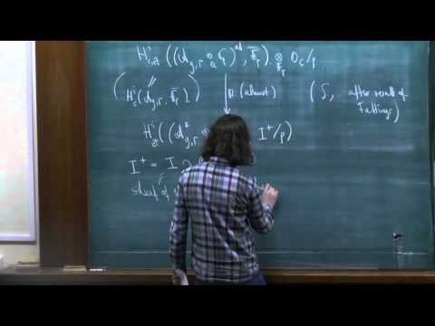 Peter Scholze - Locally symmetric spaces, and Galois representations (4)