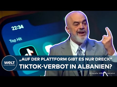 Video Thumbnail: TIKTOK-VERBOT IN ALBANIEN: Regierung zieht drastische Konsequenzen nach tödlichem Vorfall
