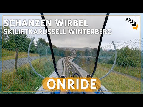 Schanzen Wirbel - Skiliftkarussell Winterberg | Wiegand | Alpine Coaster Gen 1 | POV