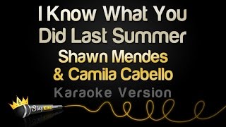 Shawn Mendes &amp; Camila Cabello - I Know What You Did Last Summer (Karaoke Version)