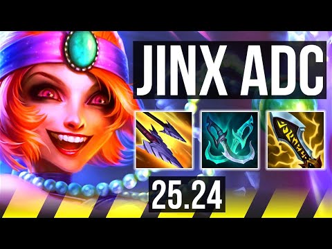 JINX & Lulu vs YUNARA & Neeko (ADC) | KR Master | 25.24