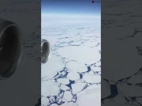 Flying Scenic Route Over Antarctica | Santiago - Sydney | QF 28 #shorts #qantas #sydeny #santiago
