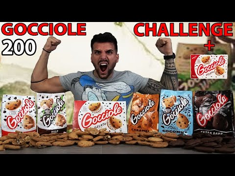 MANGIO TUTTI I GUSTI E PRODOTTI GOCCIOLE - 200 GOCCIOLE CHALLENGE - Cheat Day - RECORD - MAN VS FOOD