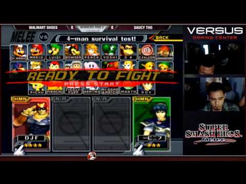 VS Weekly 6/05/16 - Winners R3 - Walmart Shoes (Marth) vs SaucyTho (C.Falcon) -  Melee