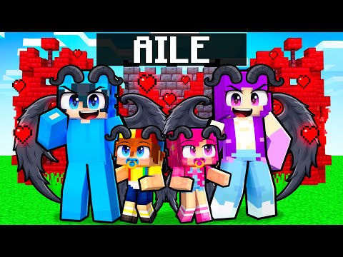 Minecraft'ta ŞEYTAN AİLESİ Tarafından EVLAT EDİNİLDİM!