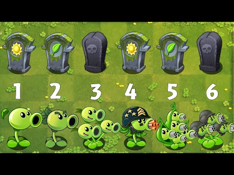 Pvz 2 Challenge - Which Plant Can Detroy 8 Sun Gravestone Using Only 1 Plant Food ？
