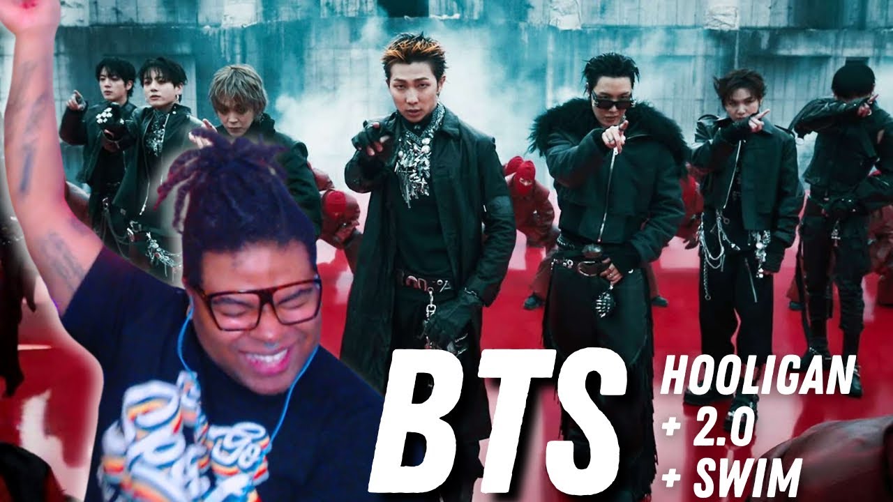 BTS Arirang Music Video REACTION (Hooligans, 2.0, and Swim) 