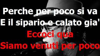 Francesco De Gregori - La valigia dell'attore (vers. 2014) KARAOKE