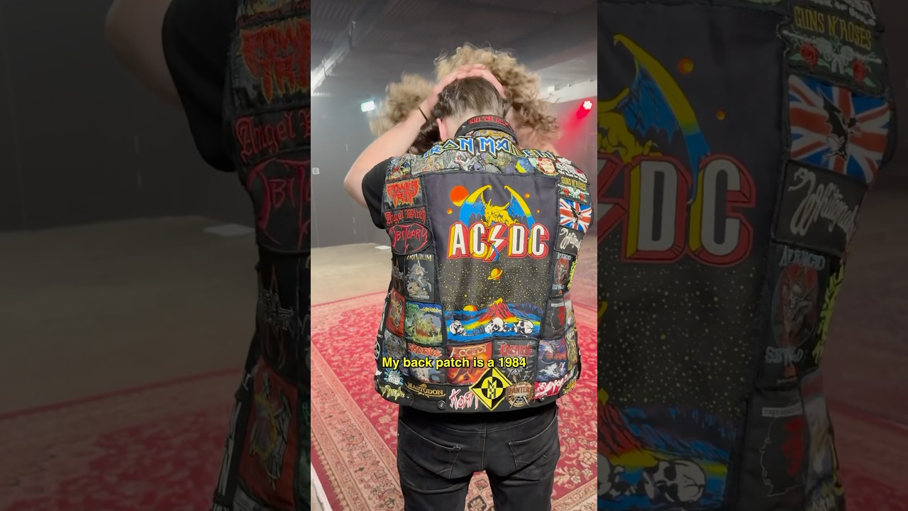 Packed out battle vest! #metal #battlejacket #metalfans #metalhead #thrashmetal #battlevest