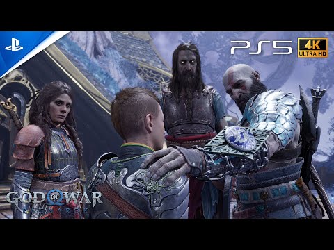 Atreus comes back home after Asgard [Gameplay + Cutscene] | GOW: Ragnarök (PS5) [4K 60FPS]