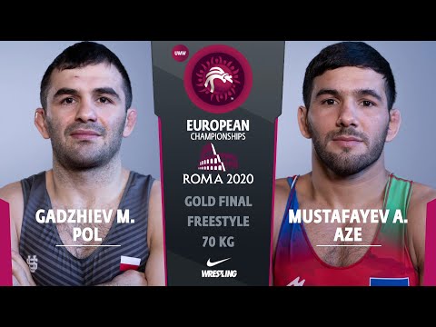 GOLD FS - 70 kg: M. GADZHIEV (POL) v. A. MUSTAFAYEV (AZE)