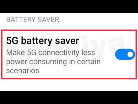 How To Enable & Disable 5G battery saver Mode like 5G connective less power consuming in Redmi Phone