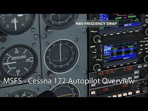MSFS - Cessna 172 Classic Autopilot Overview