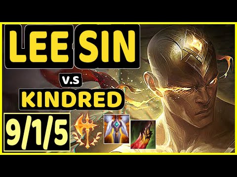 SKEANZ (LEE SIN) vs KINDRED - 9/1/5 KDA JUNGLE CHALLENGER GAMEPLAY - EUW