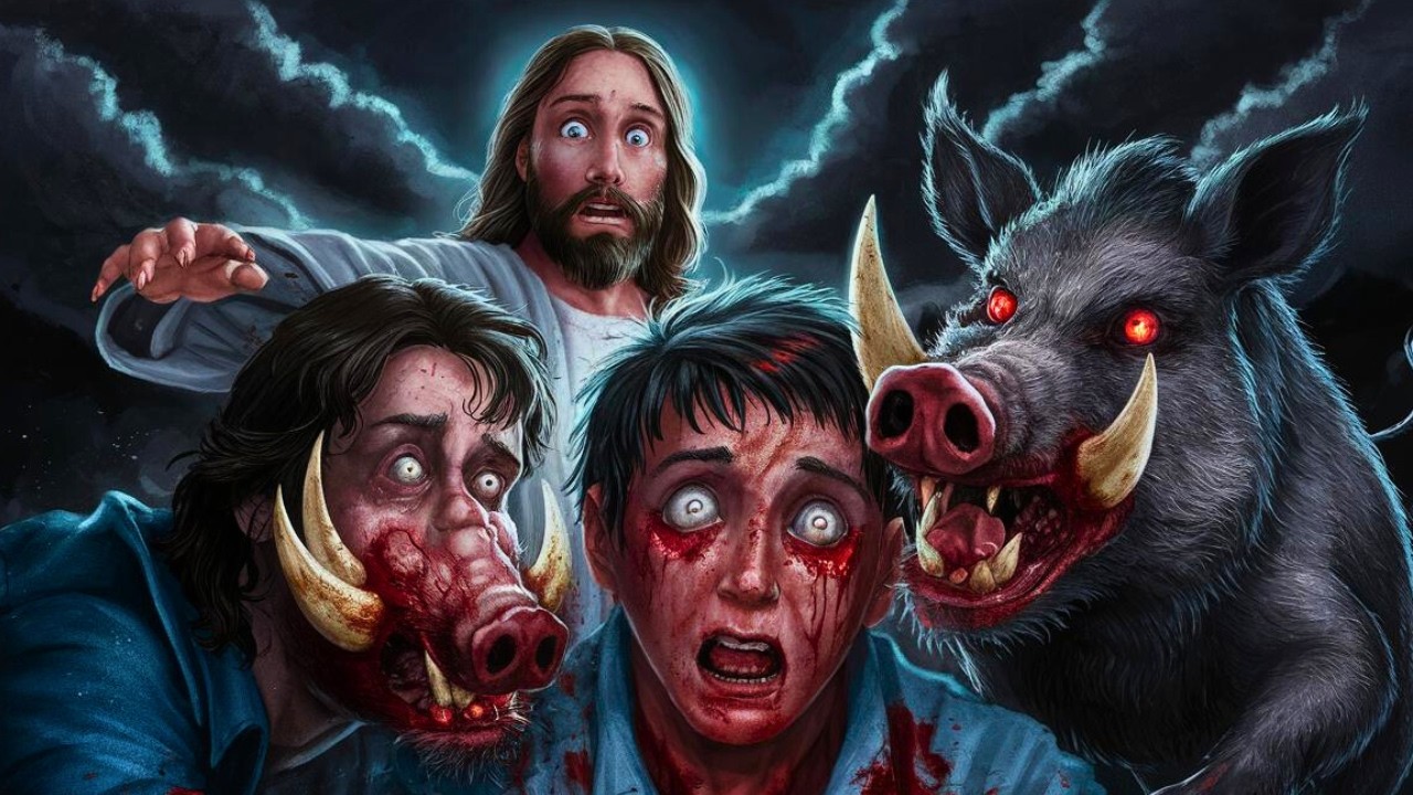 LA RAISON OBSCURE pour laquelle les démons ont demandé à JÉSUS les cochons.