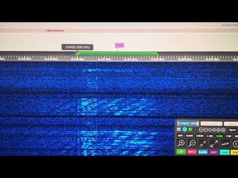 Russian Language Comms 10460 kHz USB 10.460 MHz USB 1238 UTC 19 August 2025 [G8JNJ Web SDR]