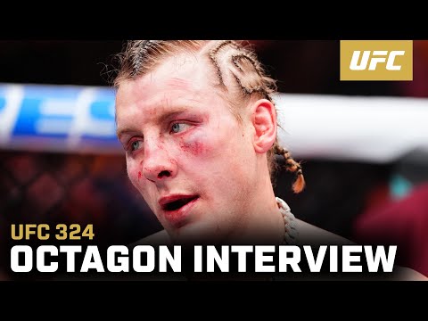 Paddy Pimblett Octagon Interview | UFC 324