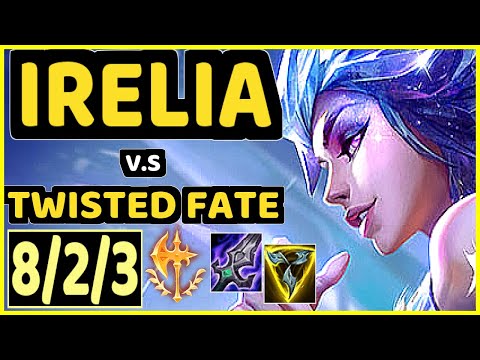 MISTYSTUMPEY (IRELIA) vs TWISTED FATE - 8/2/3 KDA MID GAMEPLAY - NA Ranked GRANDMASTER