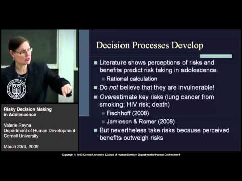 Valerie Reyna: Risky Decision Making in Adolescence