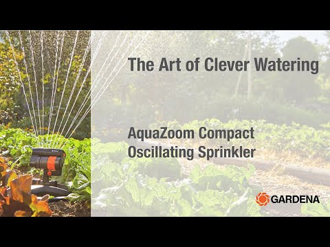 Gardena Svyruojantis purkštuvas „AquaZoom compact" 18708-20, 967976501 video