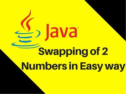 5 19 Swapping of 2 Numbers in Easy way