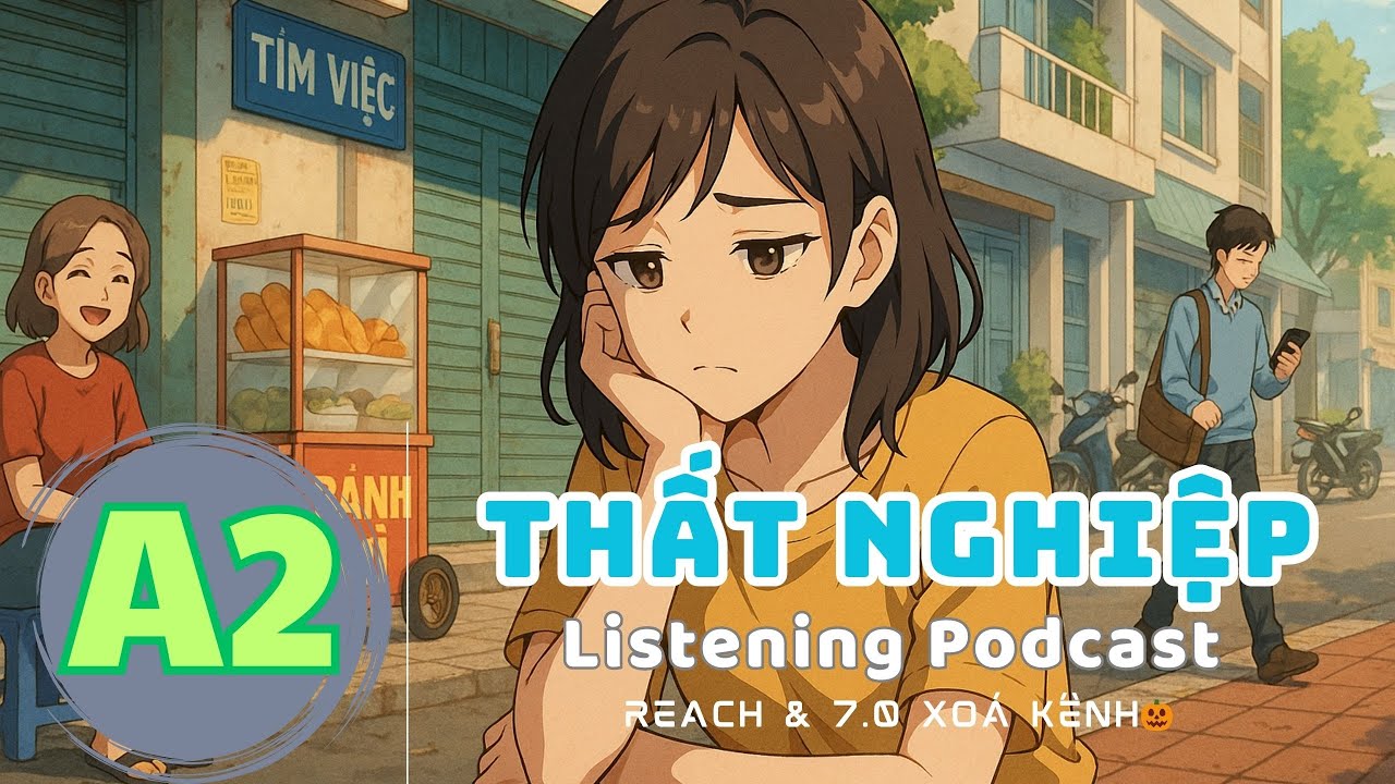 🎧 Luyện Nghe Tiếng Anh Level A2 - THẤT NGIỆPI | Listening English Podcast |🎯
