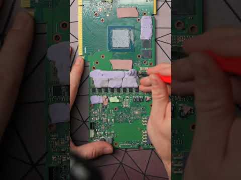 Let’s repair this graphics card #pcrepair #computerrepair #gamingpc #laptoprepair #graphicscard