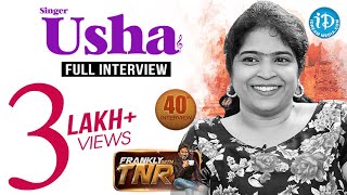 Singer Usha Exclusive Interview || Frankly With TNR