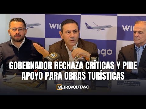 🎙️ Gobernador de Santander rechaza críticas a formas de contratación de obras