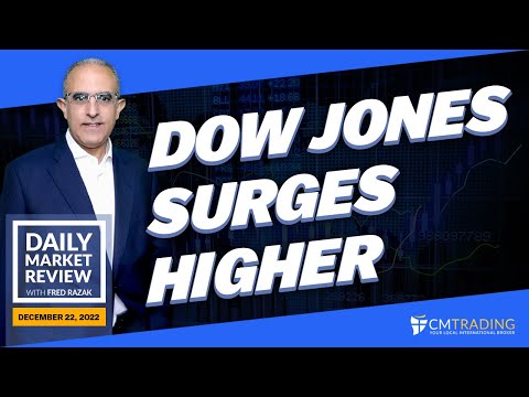 CMTrading Daily Market Review December 22st, 2022 - Dow Jones surges higher.
