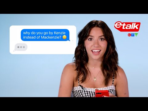 Kenzie Ziegler Texts Her Fans | Etalk