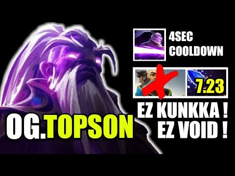 IMBA 4Sec Astral Step 9Min GODLIKE Void Spirit VS Kunnka Scepter Pro Gameplay Dota 2 7.23 by Topson