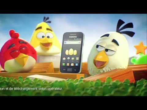 Pub Samsung Galaxy Ace - Angry Birds