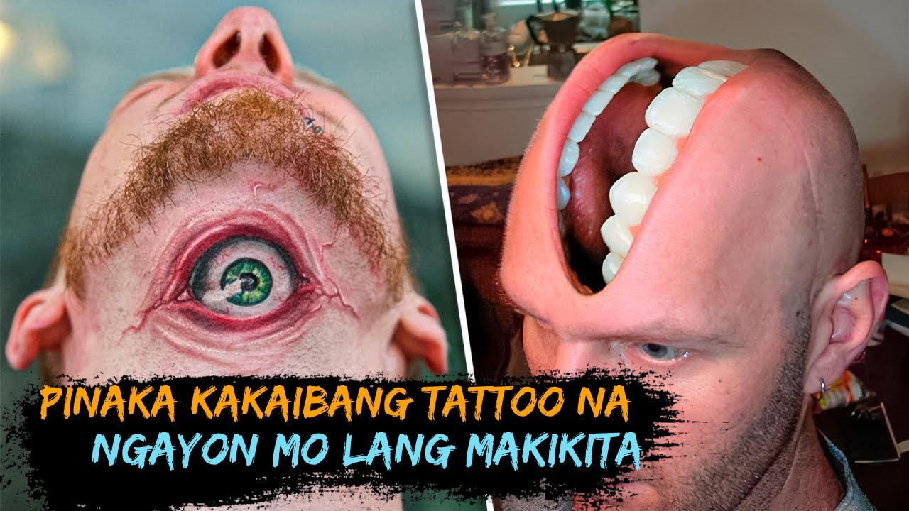 10 Pinaka kakaibang tattoo na Ngayon mo lang makikita | Makatotohanang Tattoo