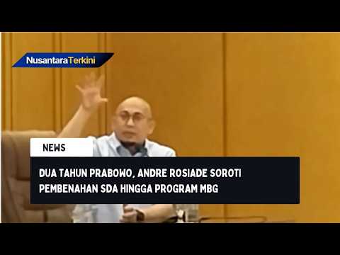 Dua Tahun Prabowo, Andre Rosiade Soroti Pembenahan SDA hingga Program MBG
