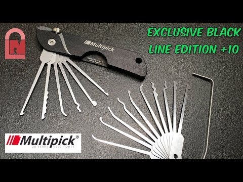 Multipick Jackknife Pick Set - Exclusive Blackline Edition +10