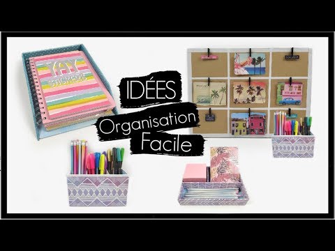 ORGANISE TOI AVEC DU CARTON 4 IDÉES FACILES DIY