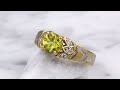 video - Vintage Leaf Mokume Engagement Ring With Bicolor Sapphire