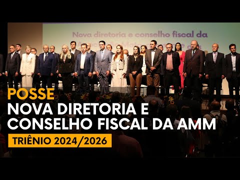 Nova diretoria da AMM é empossada com o compromisso de ampliar parcerias institucionais