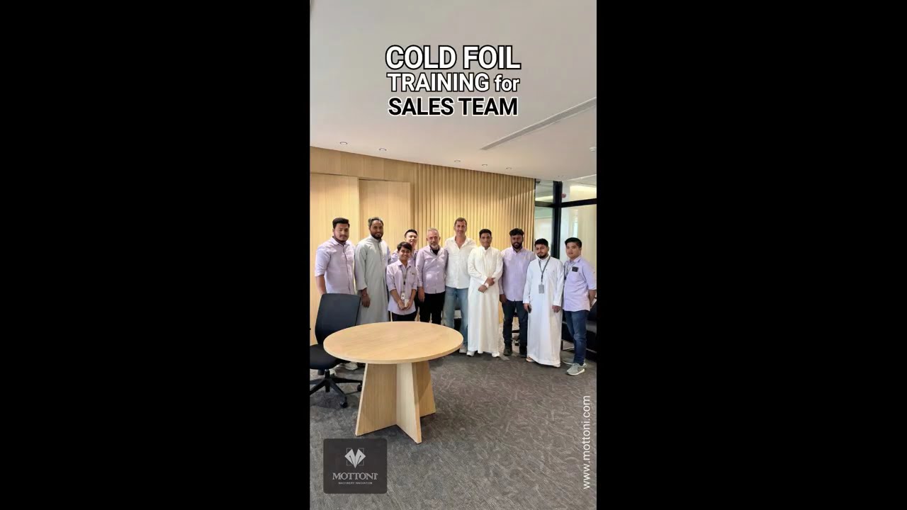 MOTTONI® Cold Foil Printing System – Installation and Training Programs