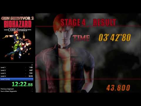 Resident Evil Survivor 2 Code: Veronica Speedrun - 14:00 (PS2/ NTSC-J)