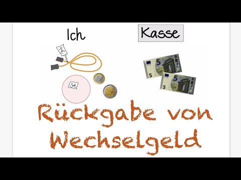 Rückgabe von Wechselgeld Klasse 1 und 2 || Rechnen mit Geld || Grundschule Mathematik