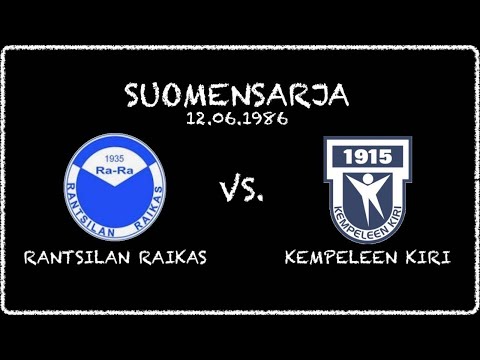 RANTSILAN RAIKAS VS. KEMPELEEN KIRI (SUOMENSARJA 12.06.1986)