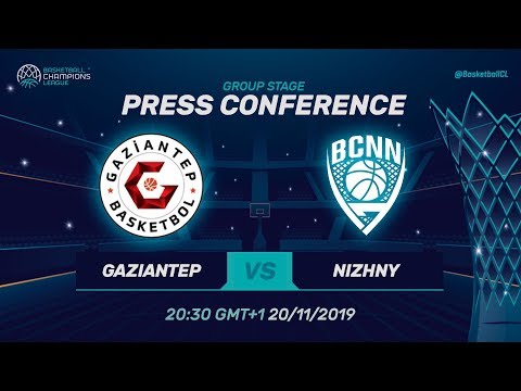 Gaziantep v Nizhny Novgorod - Press Conference - Basketball Champions League 2019-20