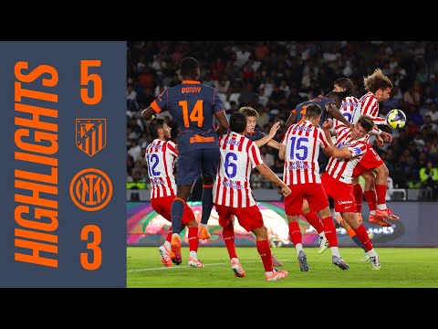 BISSECK DI TESTA: LA NOSTRA SFIDA IN LIBIA 🫡 | ATLÉTICO MADRID 5-3 INTER | HL AMICHEVOLE 2025/26 ⚽⚫🔵