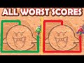 What if everyone gets the WORST SCORE in Mario Party Superstars?