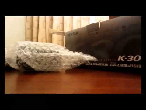 Pentax K-30 unboxing