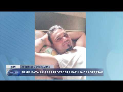 Braúnas: Filho mata o pai para proteger a família de agressões.