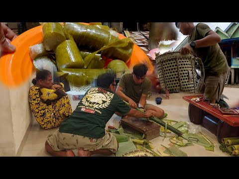 Approaching Eid, the village is busy making lemang, a mandatory food, news about young farmers li...